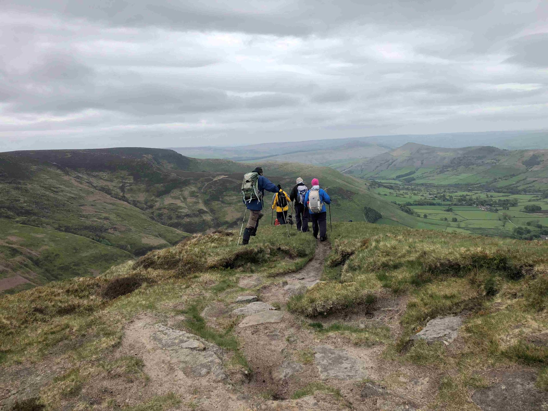 Looking out over Edale